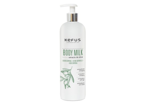 Loción Corporal Extracto de Oliva Kefus 500 ml.  