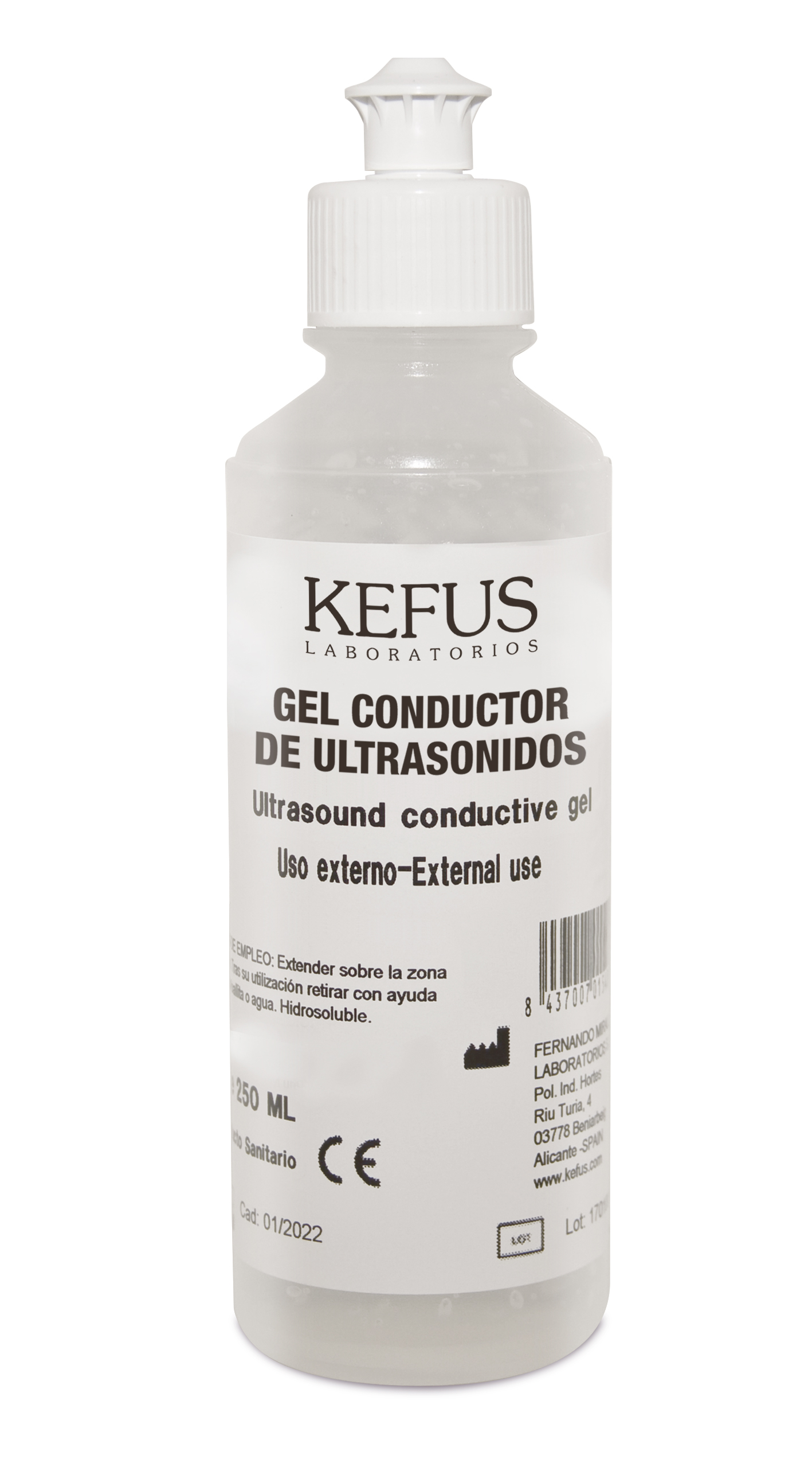 Gel conductor Kefus 250 ml